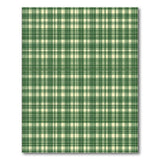 Classic Green White Gingham Check Area Rug