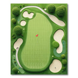 Golf Course Green Area Rug