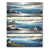 Coastal Cliffside Cottages Area Rug