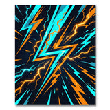 Electric Lightning Area Rug
