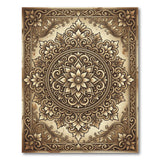 Vintage Ornate Floral Mandala Area Rug