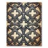 Gothic Wrought Iron Quatrefoil Area Rug