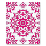 Pink Heritage Tribal Cutout Area Rug