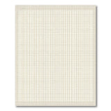 Beige Gingham Check Woven Area Rug