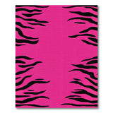 Pink Hot Pink Zebra Stripe Area Rug