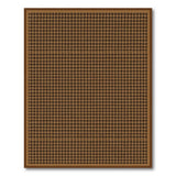 Brown Houndstooth Area Rug