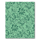 Lush Green Leafy Floral Area Rug