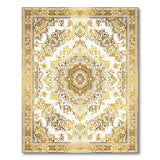 Opulent Gold Mandala Persian Area Rug