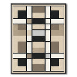 Geometric Modern Beige Neutral Geometric Modern Area Rug