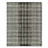 Geometric Modern Black White Dotted Grid Area Rug