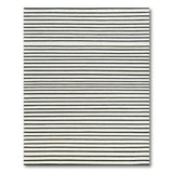 Bold Black White Striped No. 41 Area Rug