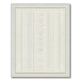 Woven Chevron Neutral Area Rug