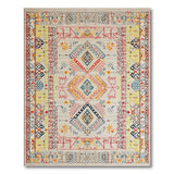 Southwestern Multi-color and Patterns Multi-Color Geometric Southwestern Area Rug