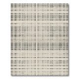 Distressed Vintage Black and White Distressed Black White Grid Area Rug