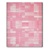 Pink Patchwork Plaid Area Rug