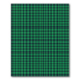 Green Black Plaid Geometric Area Rug