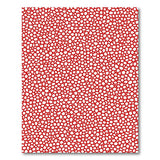 Bold Red Bubble Geometric Area Rug
