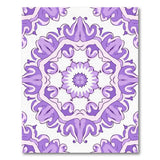 Vibrant Purple Persian Floral Rug