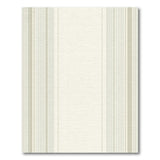 Slim Vertical Stripe Beige Area Rug