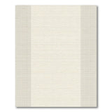 Beige Grid Border Woven Area Rug