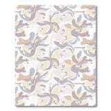 Abstract Beige Lavender Area Rug