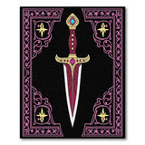 Ornate Fantasy Sword Dagger Area Rug
