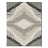 Geometric Modern Grey Modern Grey Diamond Geometric Area Rug