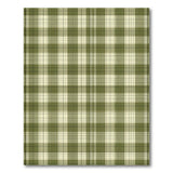Green Green Plaid Check Area Rug