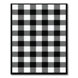 Rustic Farmhouse Black White Buffalo Check Rustic Farmhouse Rug