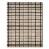 Modern Grey Plaid Geometric Area Rug