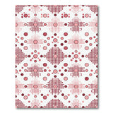 Pink Geometric Dot Area Rug