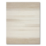 Beige Striped Woven Neutral Area Rug