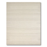 Beige Horizontal Stripe Geometric Area Rug
