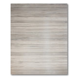 Grey Horizontal Stripe Woven Area Rug