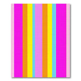 Vibrant Vertical Stripe Multi-Color Area Rug