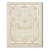 Beige Geometric Modern No. 4 Area Rug