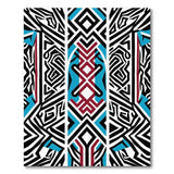 Bold Geometric Tribal Area Rug
