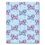 Rainbow Puppy Kids Cartoon Area Rug