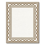 Ornate Brown Border Traditional Persian Rug