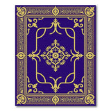 Royal Purple Gold Ornate Persian Rug