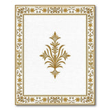 Traditional Persian Elegant Gold Ornate Floral Border Area Rug