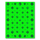 Lush Shamrock Clover Green Area Rug