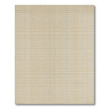 Beige Woven Grid Texture Area Rug