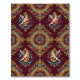 Red Cherub Masquerade Area Rug