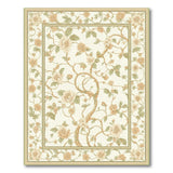 Vintage Cream Blossom Branch Area Rug