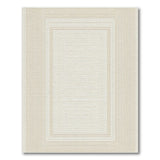 Beige Nested Frames Geometric Area Rug