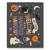 Halloween Haunted Hangout Kids Cartoon Area Rug