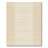 Beige Ombre Gradient Woven Area Rug