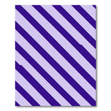Purple Diagonal Stripe Area Rug