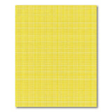 Geometric Modern Vibrant Yellow Grid Geometric Area Rug